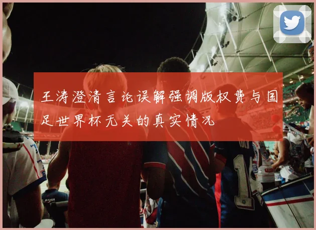 王涛澄清言论误解强调版权费与国足世界杯无关的真实情况